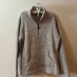 Natural Reflections Tan Zip-Up Sweater- NWT